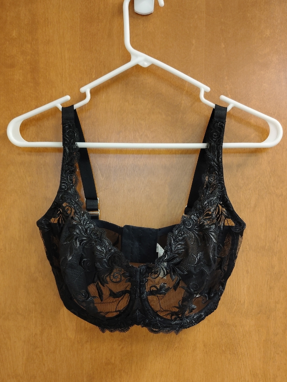 Soma Black Sensuous Lace Unlined Underwire Bra